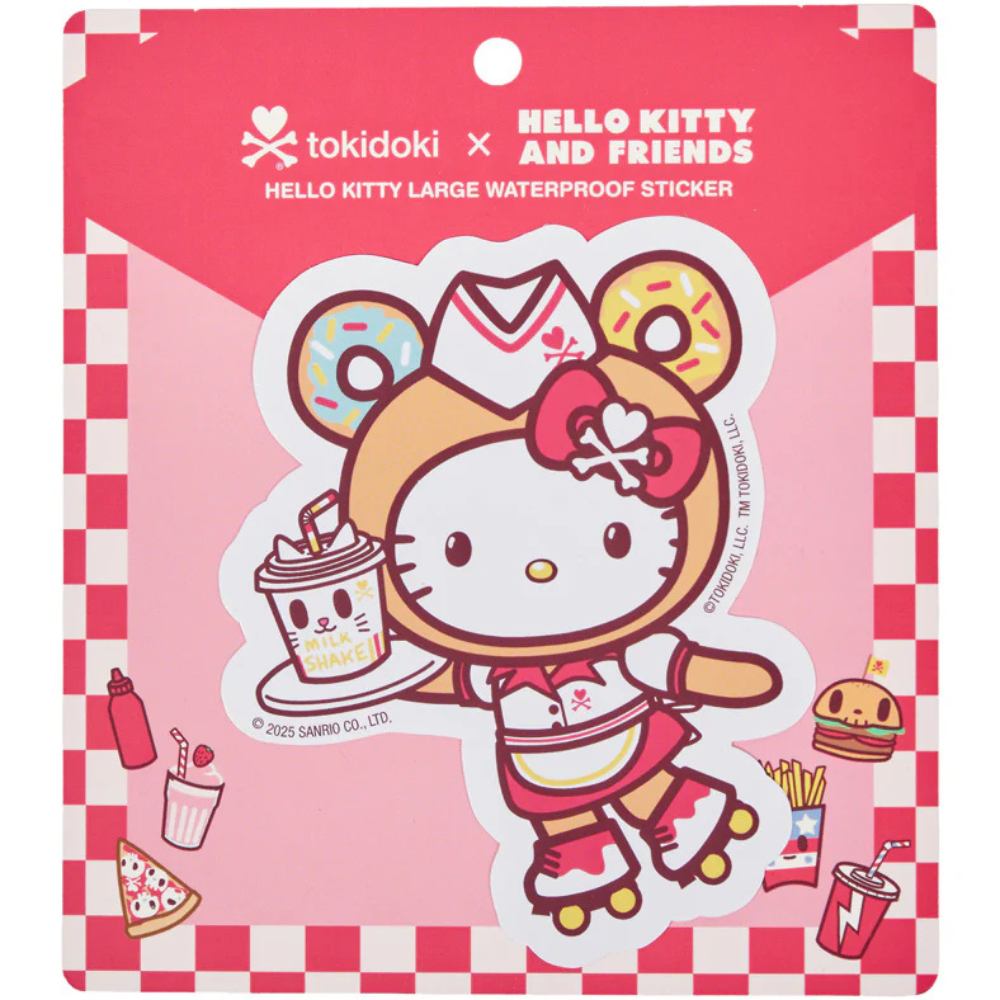 Tokidoki x HKF Fast Food Large Stickers