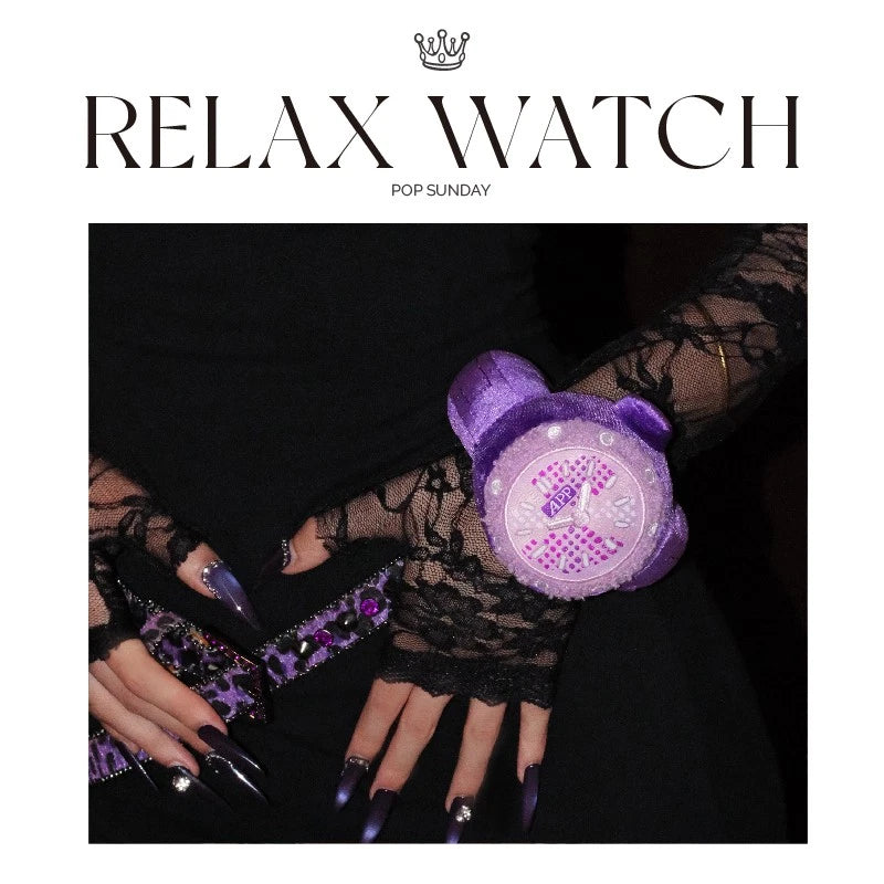 POP SUNDAY & Relax Watch Plush Pendant Blind Box