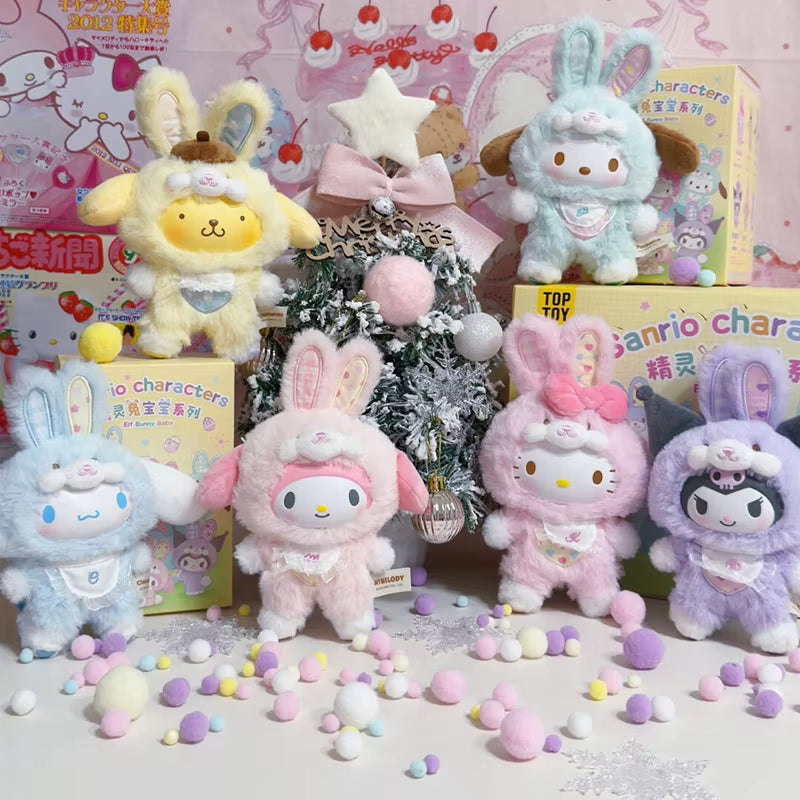 【NEW】TOP TOY Sanrio Elf Bunny Baby Series Vinyl Face Plush