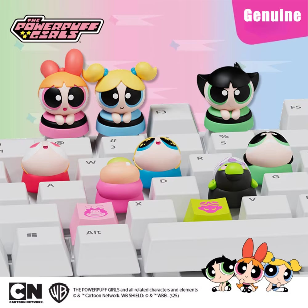EOF-664 The Powerpuff Girls Keycaps 8個入り Soap Studio The Powerpuff Girls Keycaps – Kouhigh Toys