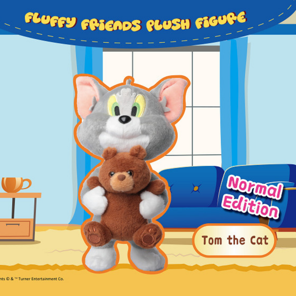 Soap Studio Tom and Jerry Fluffy Friends Plush Figure Blind Box