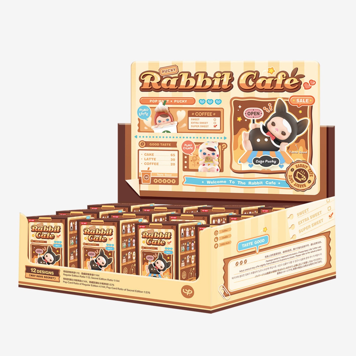 【Restock】Pop Mart Pucky Rabbit Cafe Series Blind Box Random Style