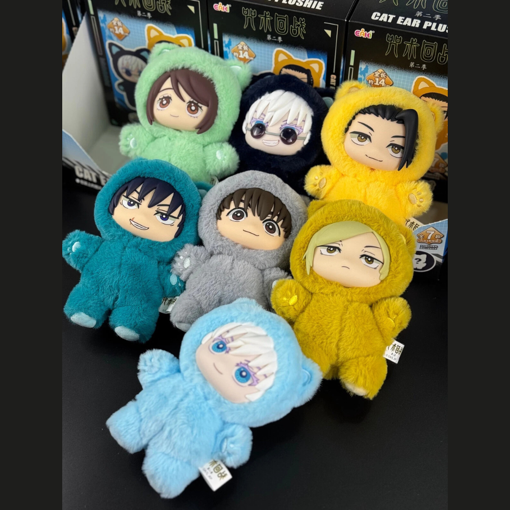 Jujutsu Kaisen Cat Ear Series Plush Blind Box