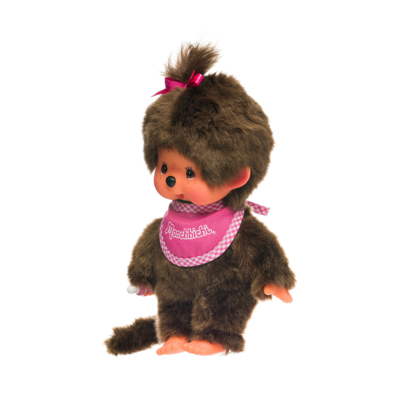 Monchhichi Classic Plush Toy - Pink Girl