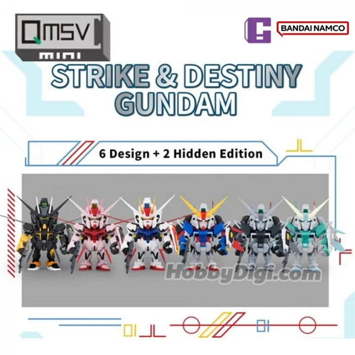 Bandai QMSV Mini Strike & Destiny Gundam Blind Box