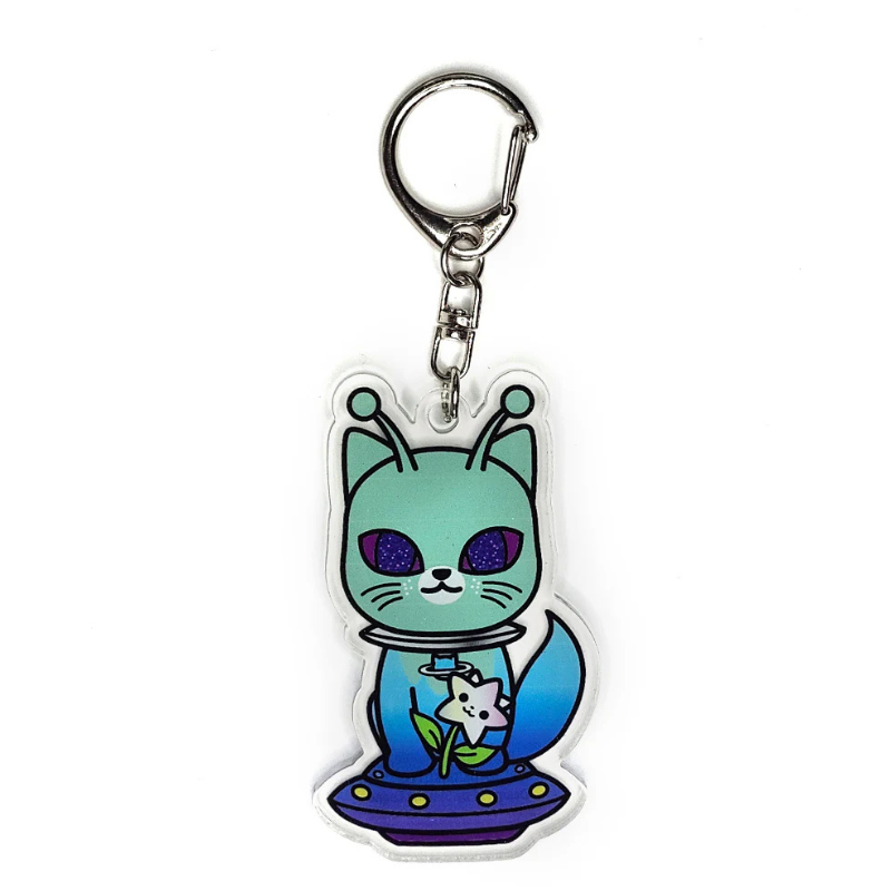 Tokidoki Galactic Cats Acrylic Keychain Blind Box