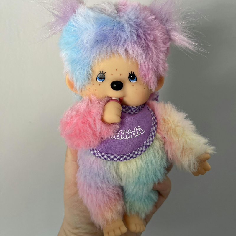 Monchhichi Classic Plush Toy- Tie-Dye Girl