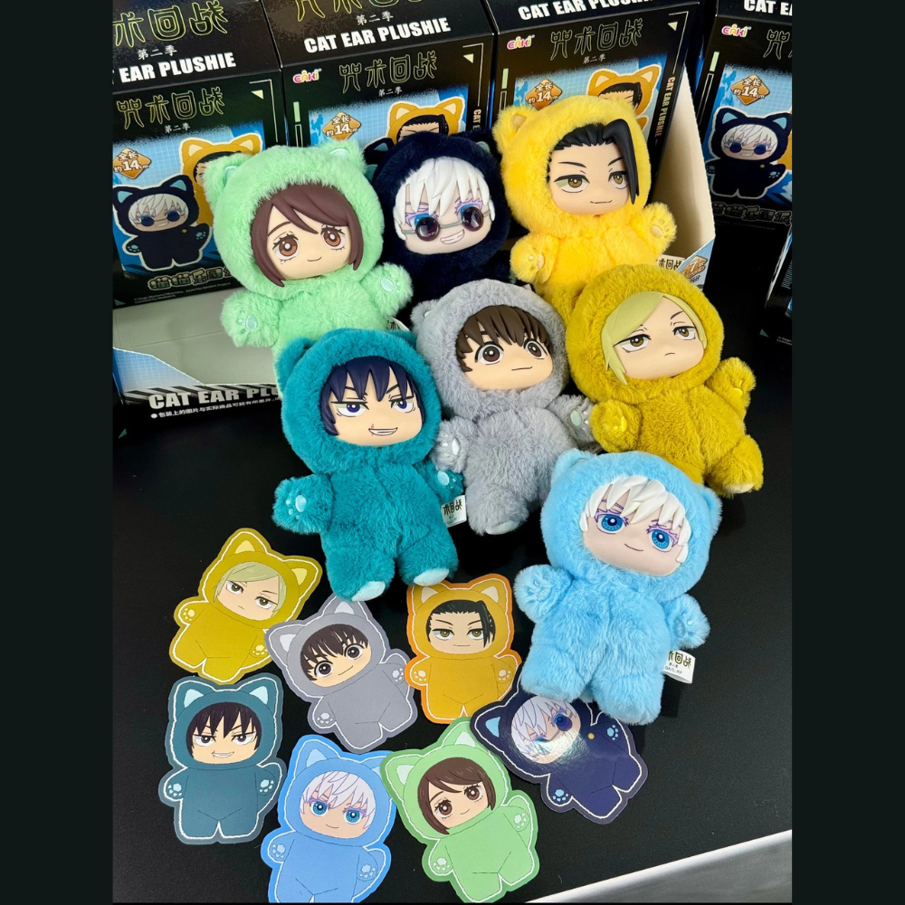Jujutsu Kaisen Cat Ear Series Plush Blind Box