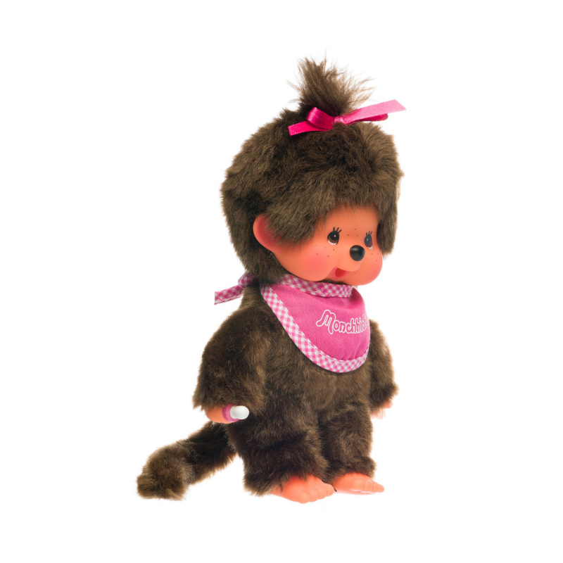 Monchhichi Classic Plush Toy - Pink Girl