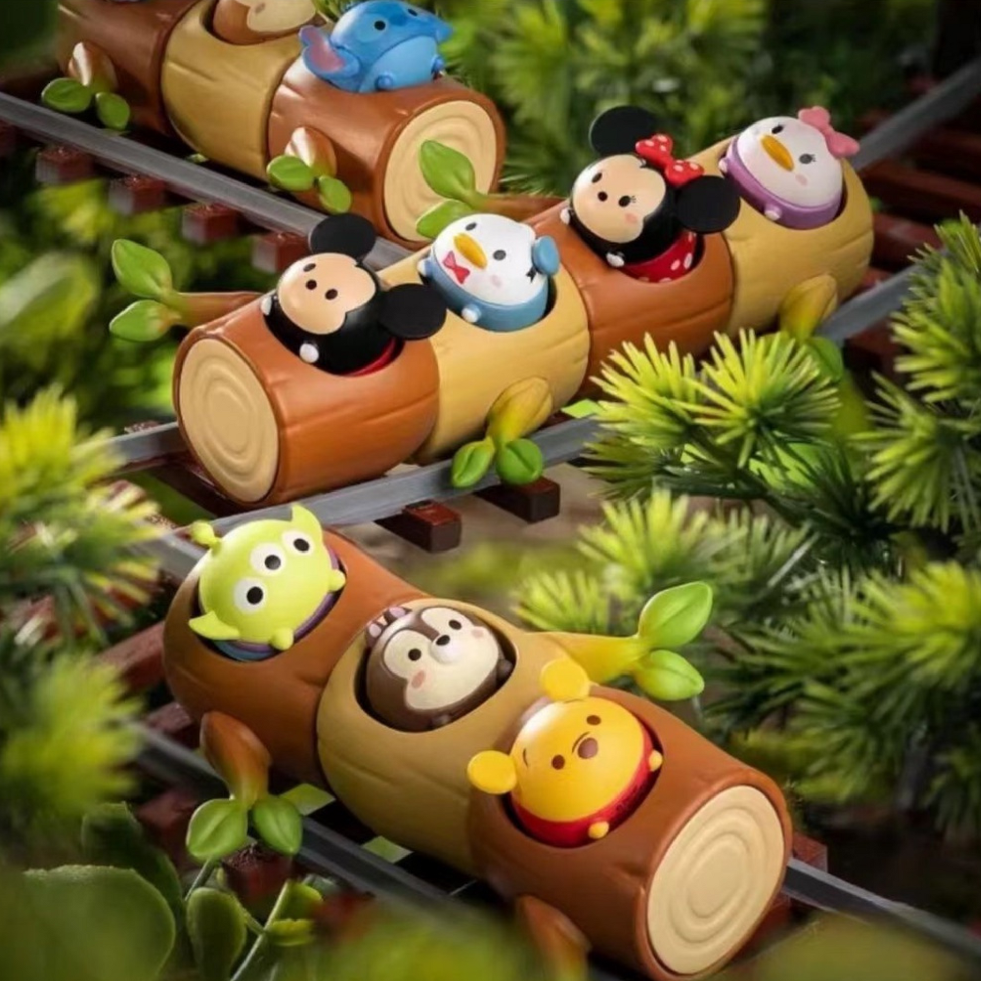 New】Top Toy Disney Tsum Tsum Tree Log Mini Beans Blind Bag Random