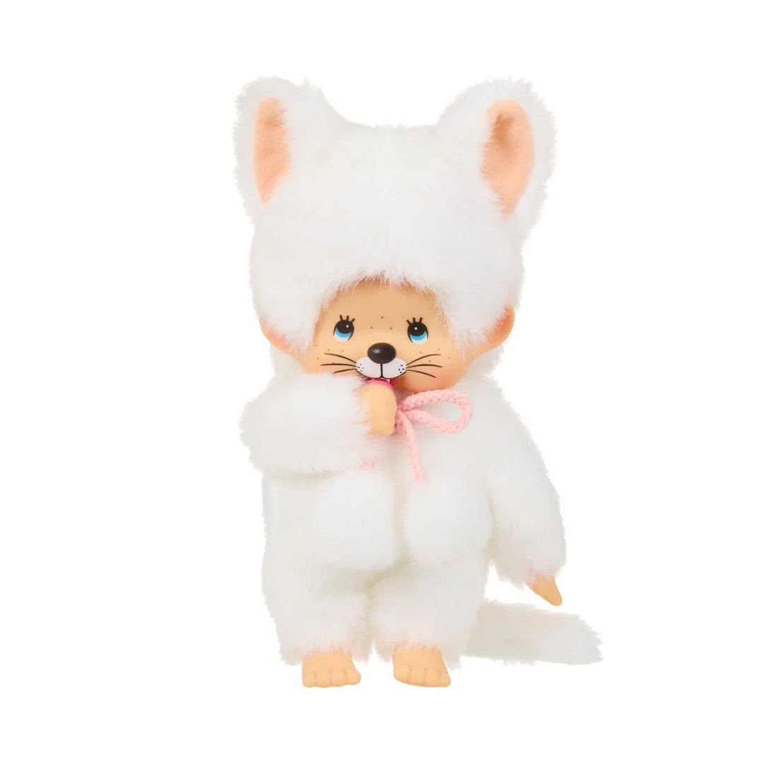 Monchhichi Girl White Cat Plush – Kouhigh Toys