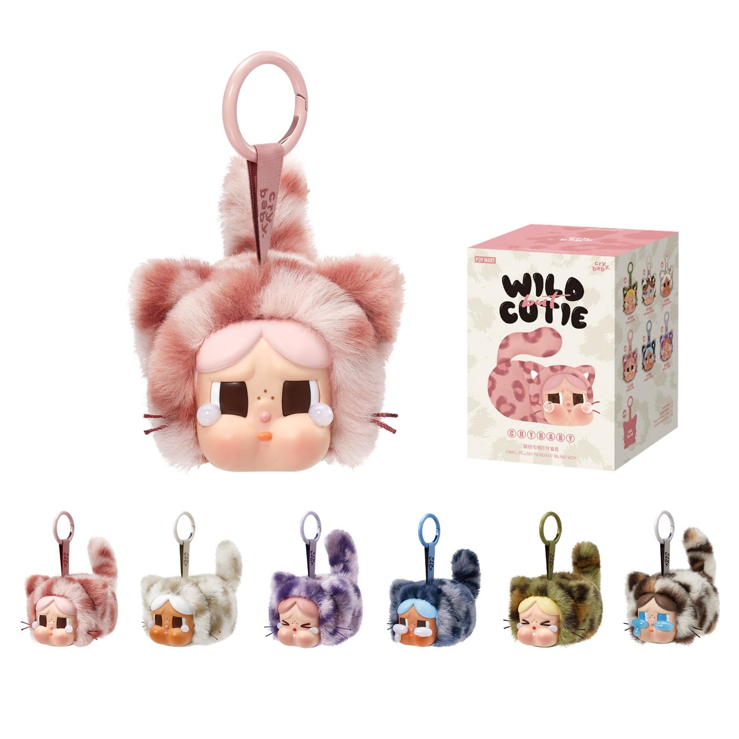 POP MART Crybaby Wild but Cutie Series - Vinyl Plush Pendant Blind Box