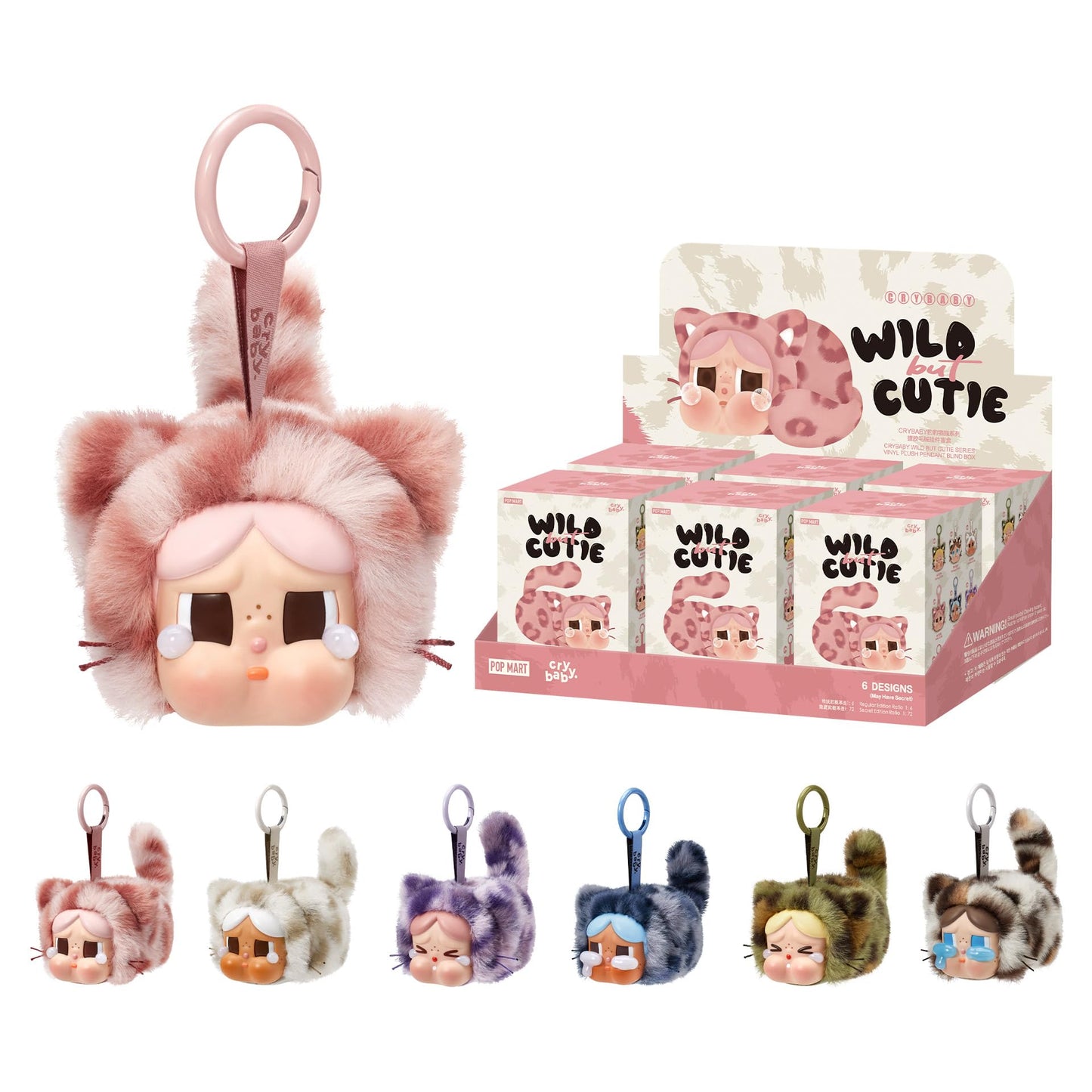 POP MART Crybaby Wild but Cutie Series - Vinyl Plush Pendant Blind Box