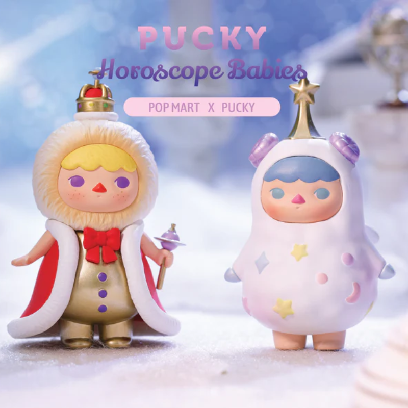 【New】Pop Mart Pucky Horoscope Babies Series Blind Box Figure
