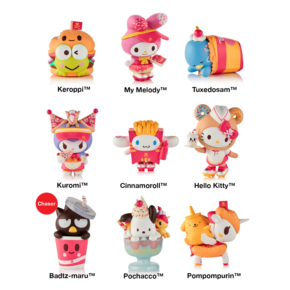 Tokidoki x HKF Fast Food Blind Box