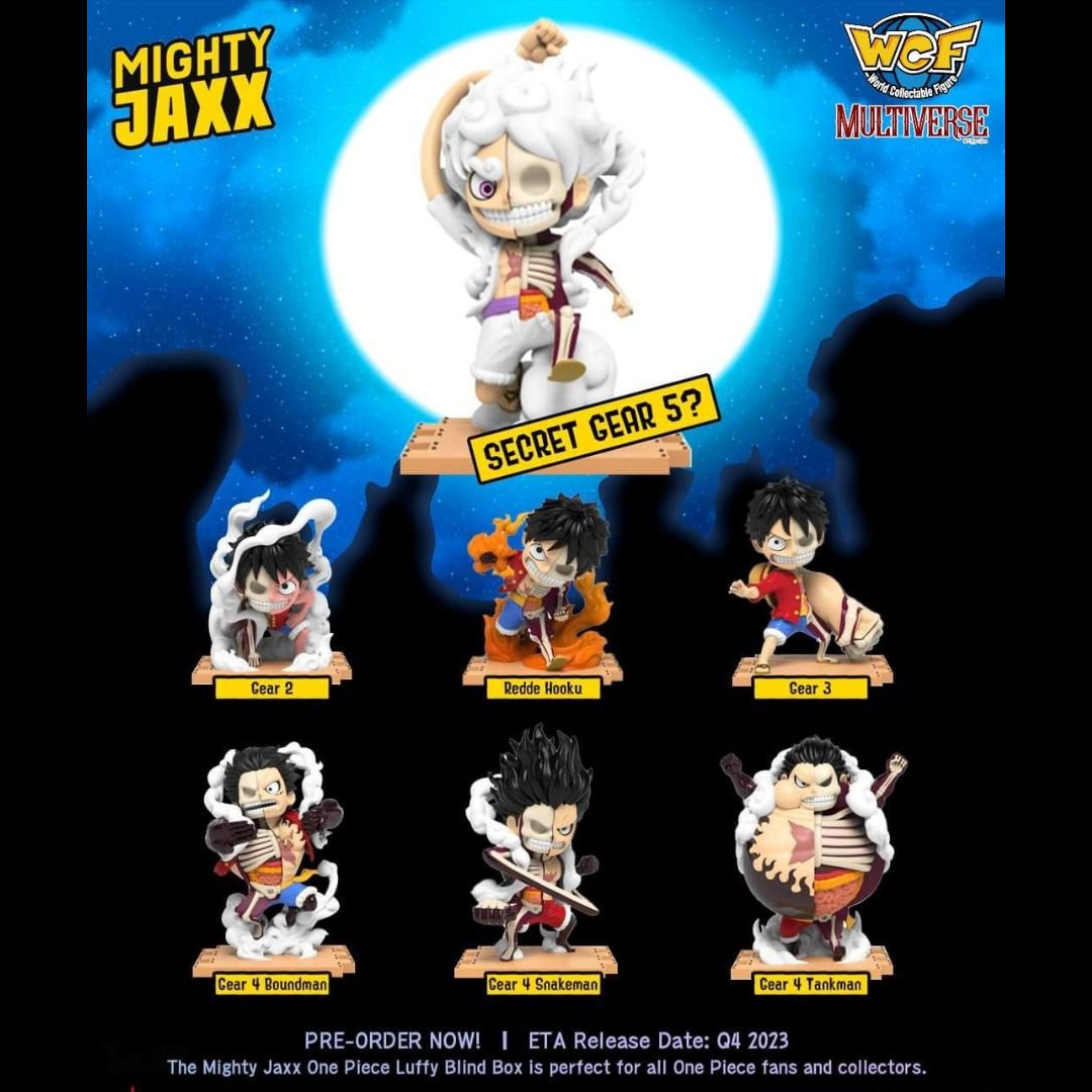 【New】Mighty Jaxx Freeny's Dissectibles: One Piece Luffy Vol.6 Blind Box Figure