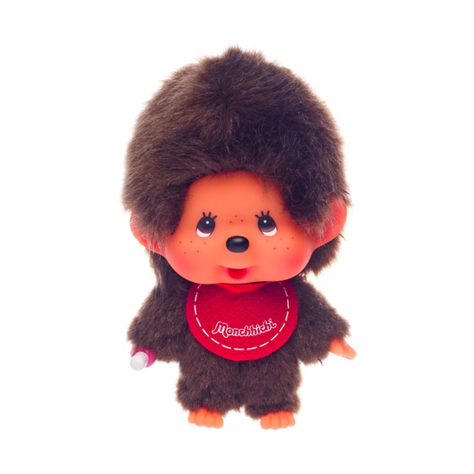 Monchhichi Mini Doll Boy With Big Head and Pacifier Plush
