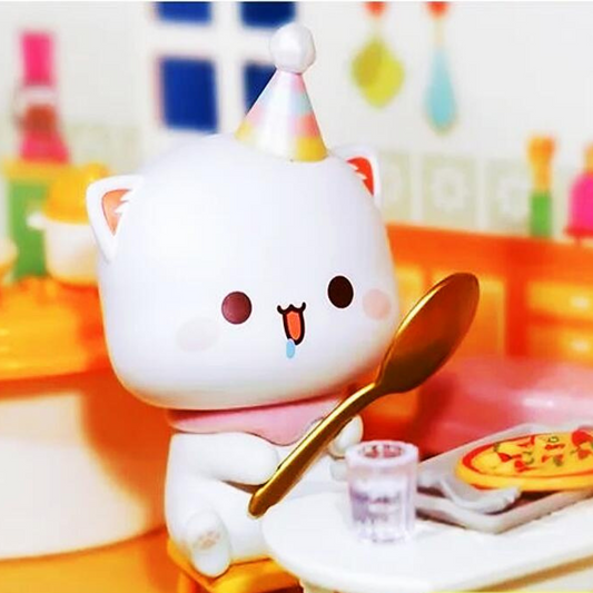 【Open Box】 Top Toy: Mitao Cat Love is like a peach 4th Series - Chef cat