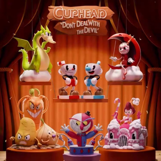 【NEW】PlzDot Cuphead  Don't Deal with Devil Series Blind Box