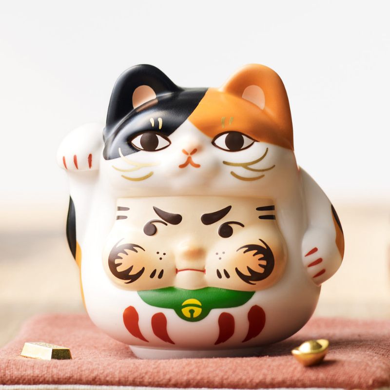 PP X MONSTER Lucky Kitten Daruma Blind Box