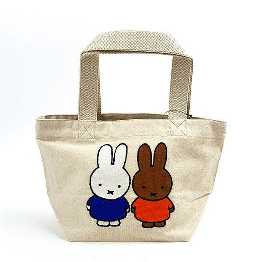 Miffy Embroidered Lunch Tote - Miffy & Melanie