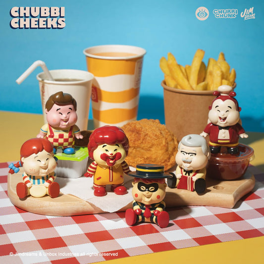 【New】UNBOX: Chubbi Cheeks Vintage Chunk Family Series Blind Box Random Style