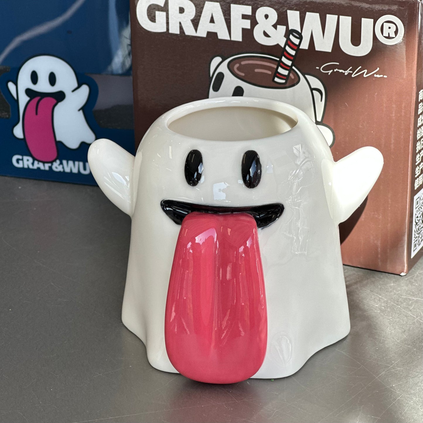 【Artist‘s Ally】GRAF X Wu Boo Ghost Mug