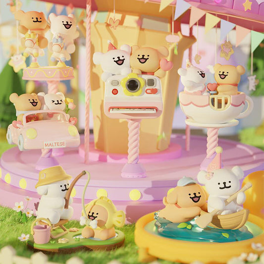 PLZDOT Maltese Happy Outing Series Blind Box
