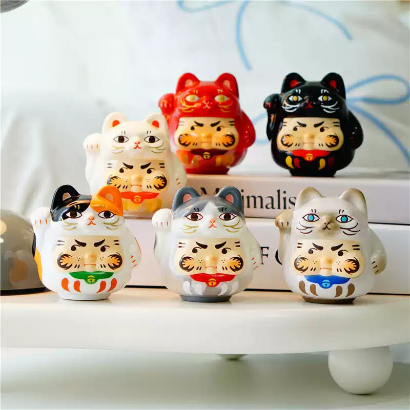 PP X MONSTER Lucky Kitten Daruma Blind Box