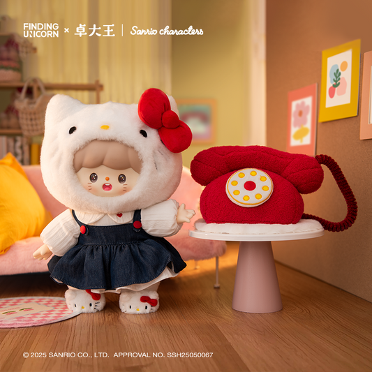 F.UN zZoton x Sanrio Characters Linking Buddies Plush