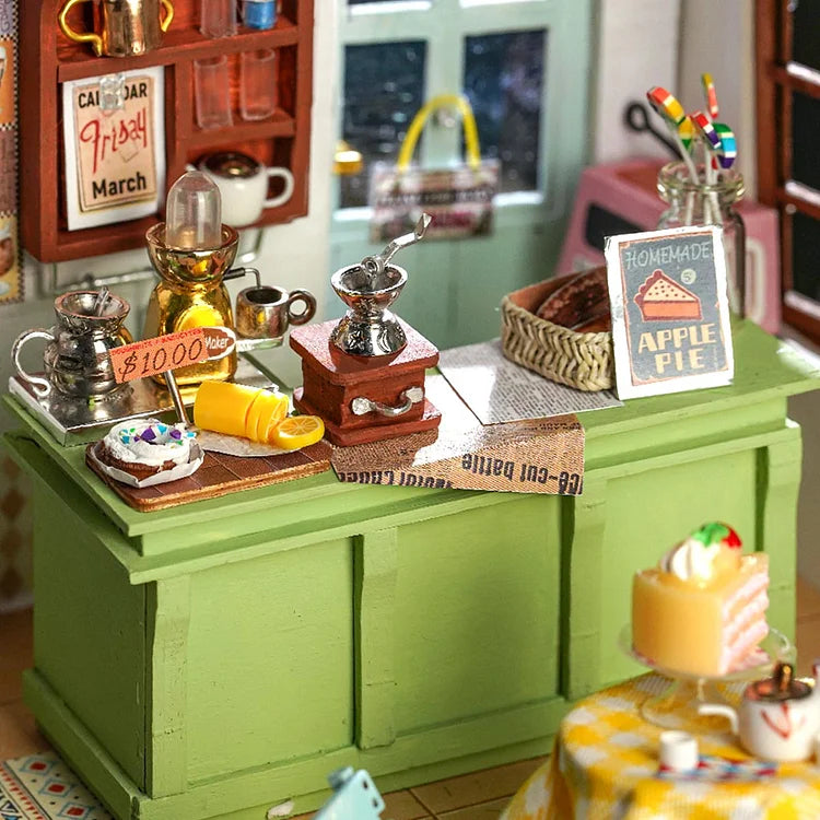 Rolife: Flowery Sweets & Teas Miniature Dollhouse Kit – Kouhigh Toys