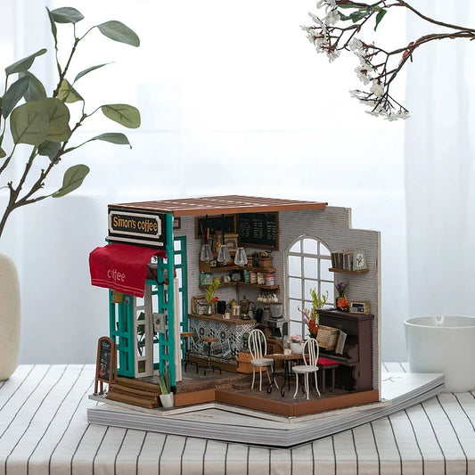 Rolife: Simon's Coffee Shop DIY Miniature Dollhouse Kit