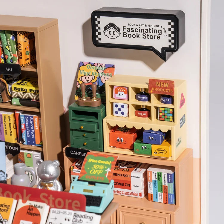 Rolife: Super Store Series Fascinating Book Store DIY Kit