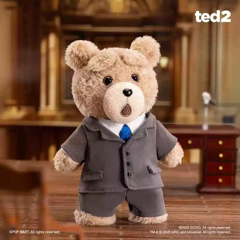 POP MART Ted2 Teddy Bear Action Plush Pendant – Kouhigh Toys POP MART Ted2 Teddy Bear Action Plush Pendant – Kouhigh Toys