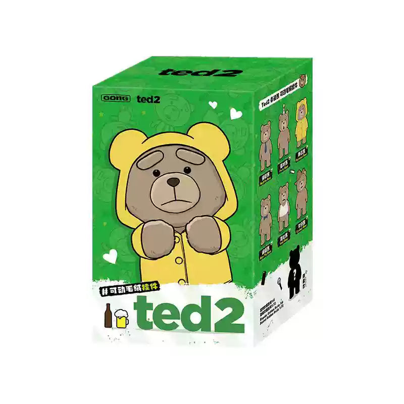 POP MART Ted2 Teddy Bear Action Plush Pendant – Kouhigh Toys