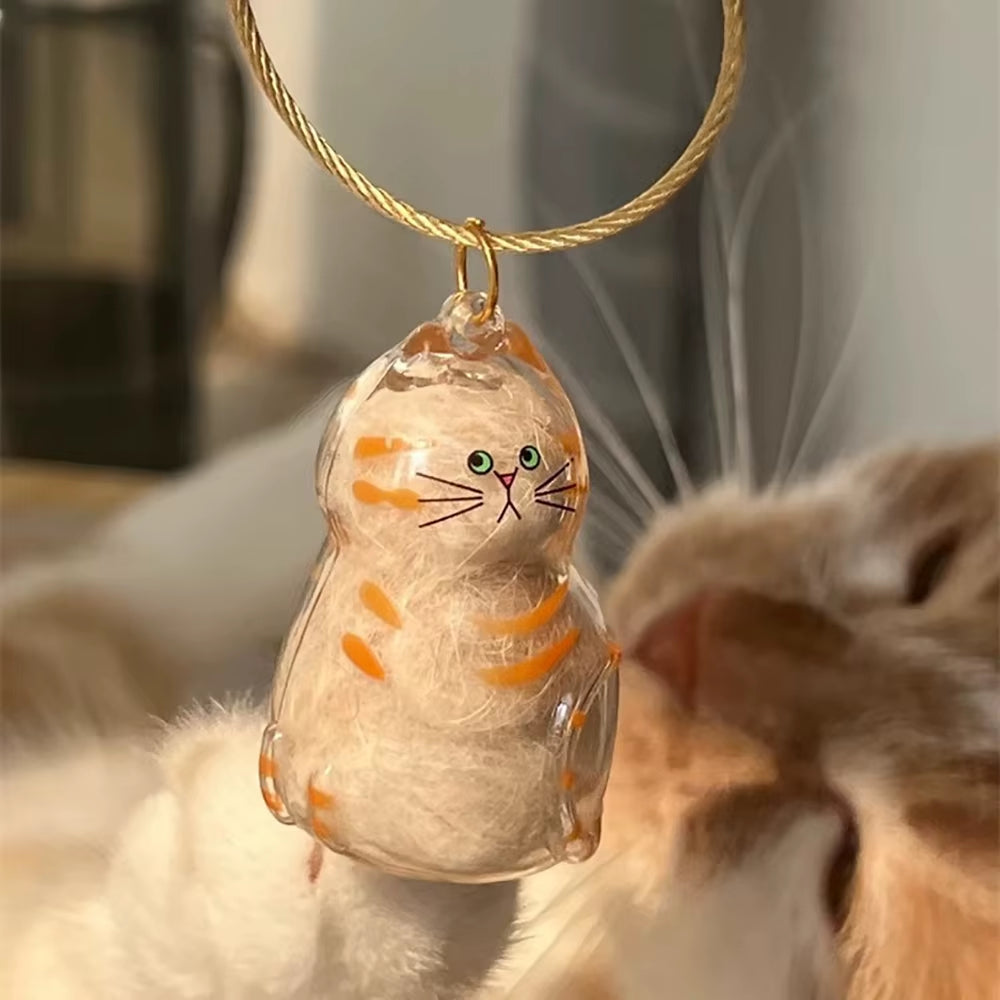 【Gashapon】Transparent Cat Hair Storage Pendant Random Style