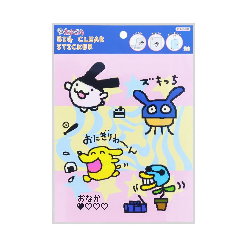 Bandai Sun Star Tamagotchi Big Clear Sticker B