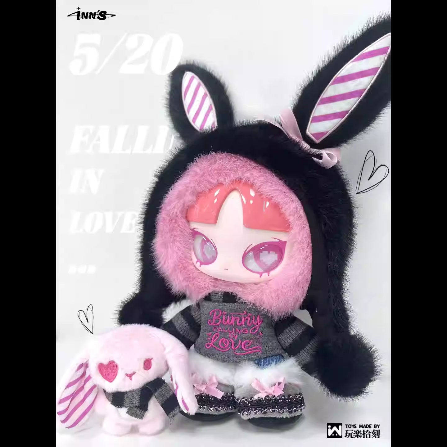 INN'S Bunny Falling in LOVE Limited Plush