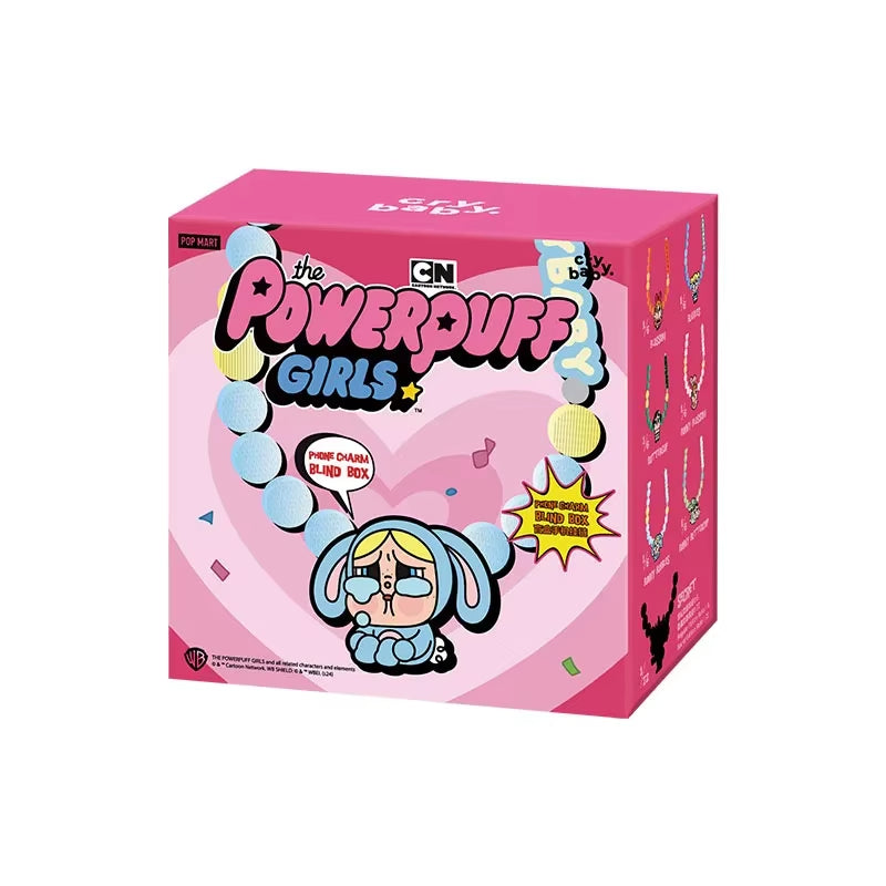 【New】Pop Mart CRYBABY × Powerpuff Girls Series-Phone Charm Blind Box