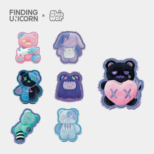 FINDING UNICORN ShinWoo Ragbear Clinic Series Plush Blind Box