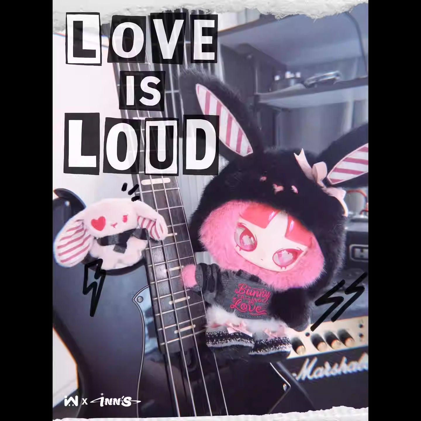 INN'S Bunny Falling in LOVE Limited Plush
