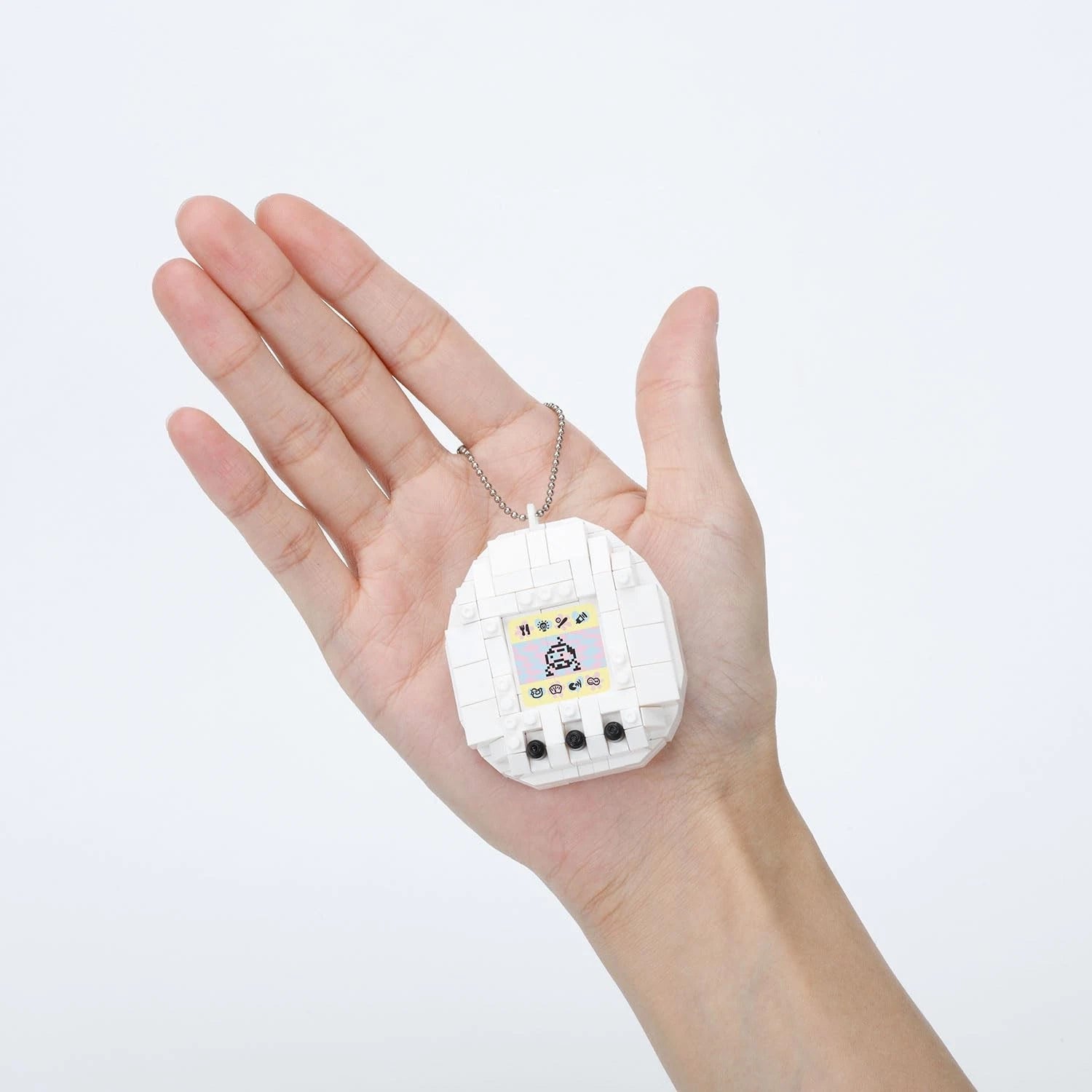 Nanoblock First Generation Tamagotchi Building Kit (White
