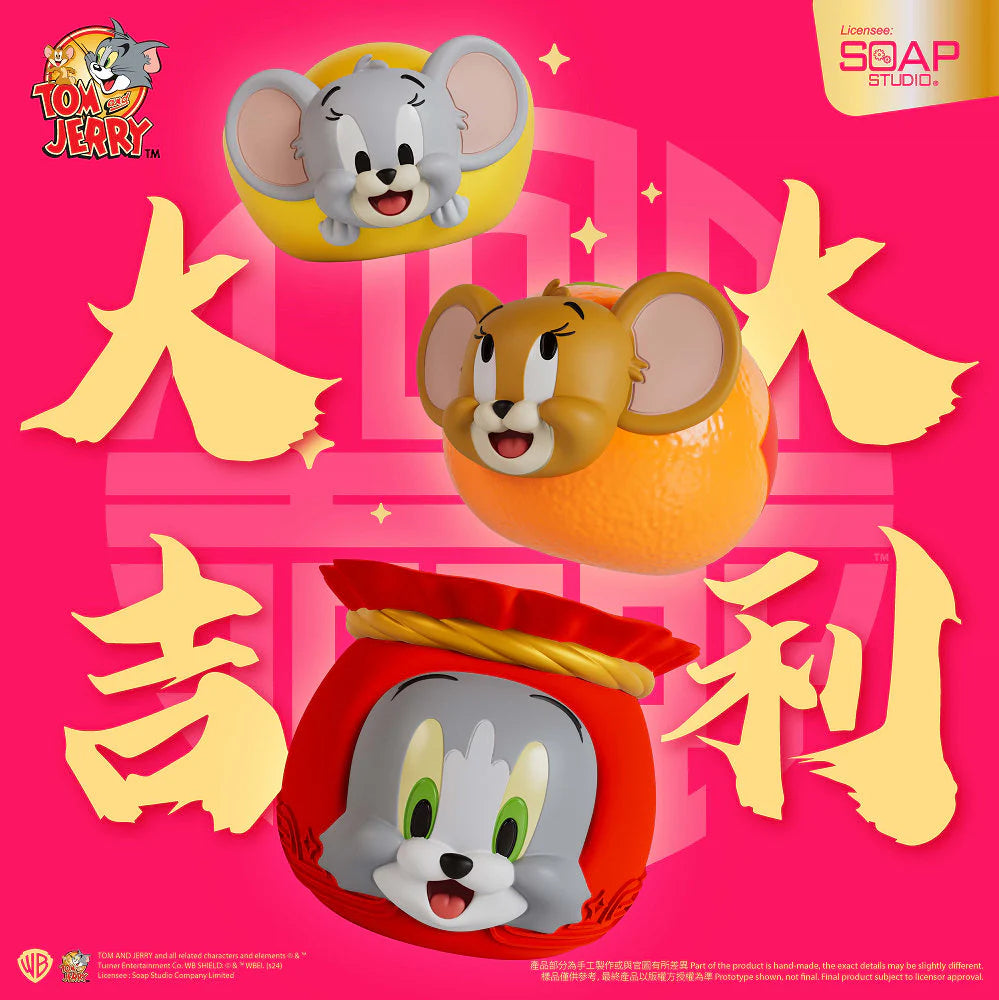 Soap Studio Tom and Jerry Wish You Have Good Fotune Stackable Ornaments