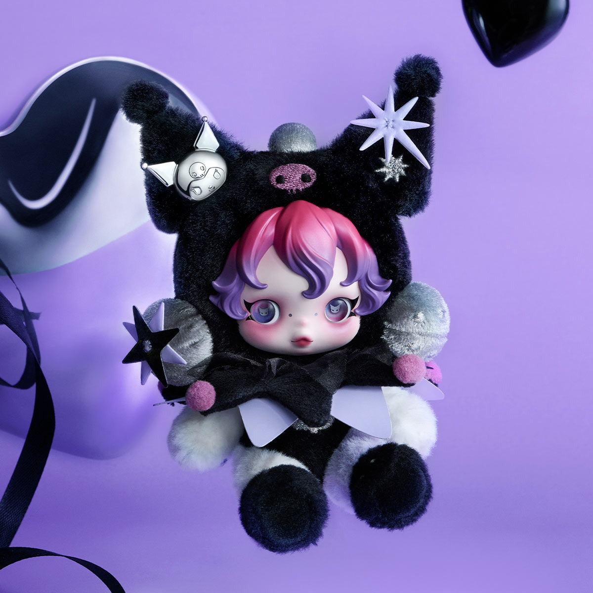 POP MART SKULLPANDA × KUROMI Plush