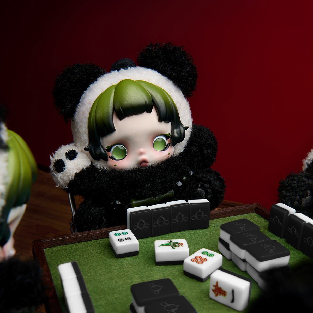 POP MART SKULLPANDA Lazy Panda Plush Doll Pendant