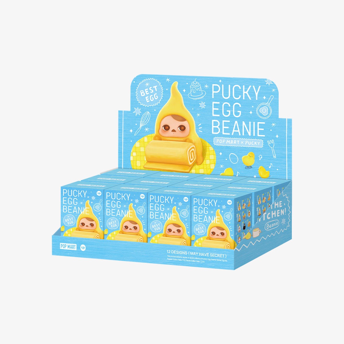POP MART PUCKY Egg Beanie Series Figures