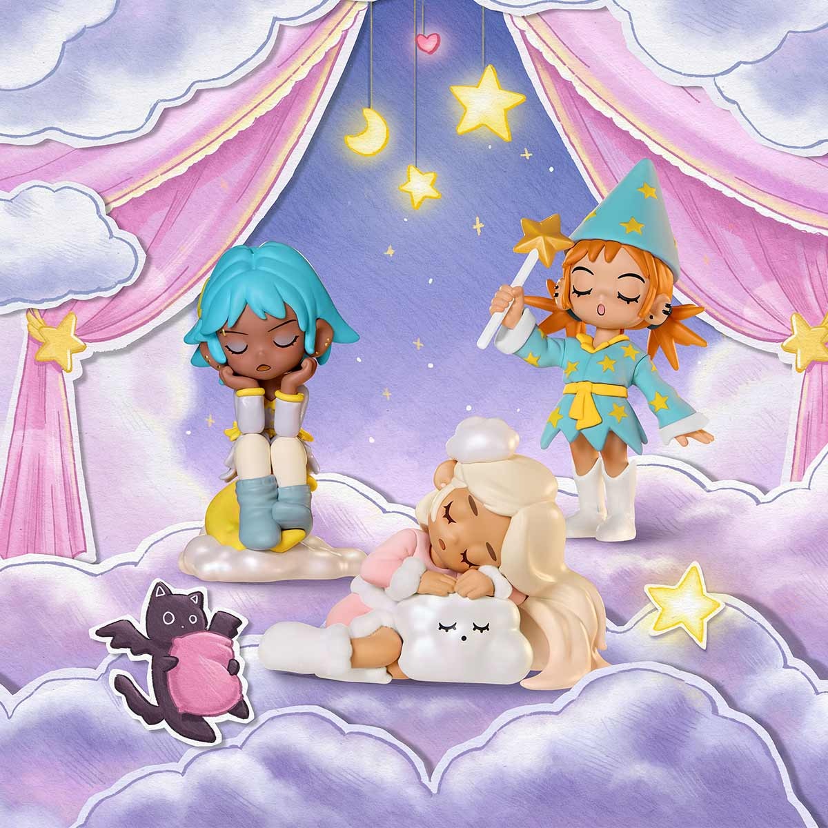 POP MART Lil Peach Riot Sleepover Series Figures