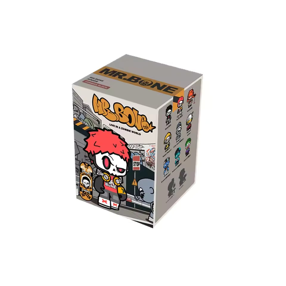 MR.BONE JR 2.0(70%) Zombie Zone Series Blind Box – Kouhigh Toys