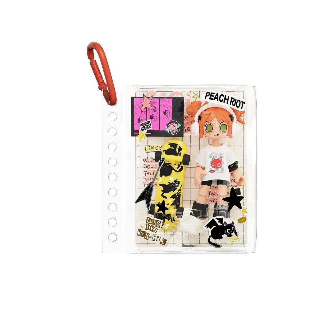 POP MART Peach Riot Carry the Music Series Block Pendant