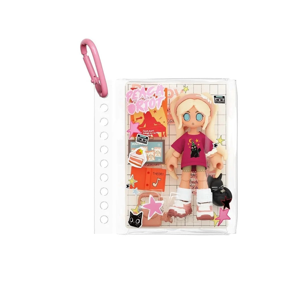 POP MART Peach Riot Carry the Music Series Block Pendant